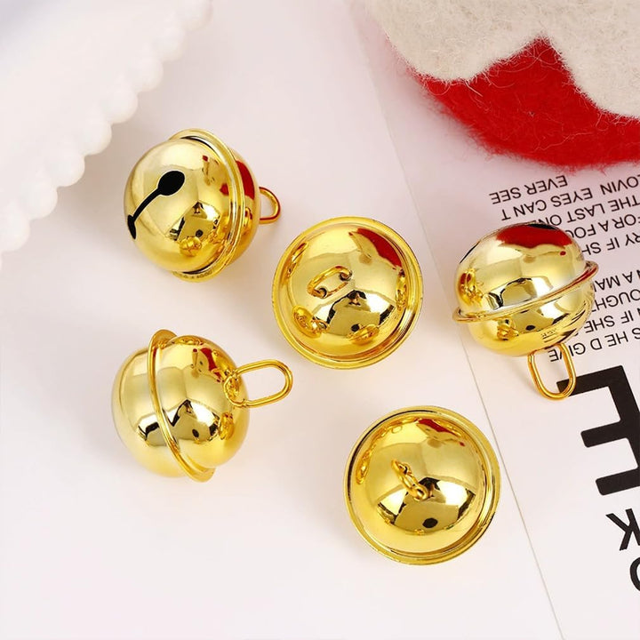 50 Stück Glöckchen zum Basteln 30 mm Glöckchen Metallglöckchen Bastelglocken Glocken Schellen Deko M