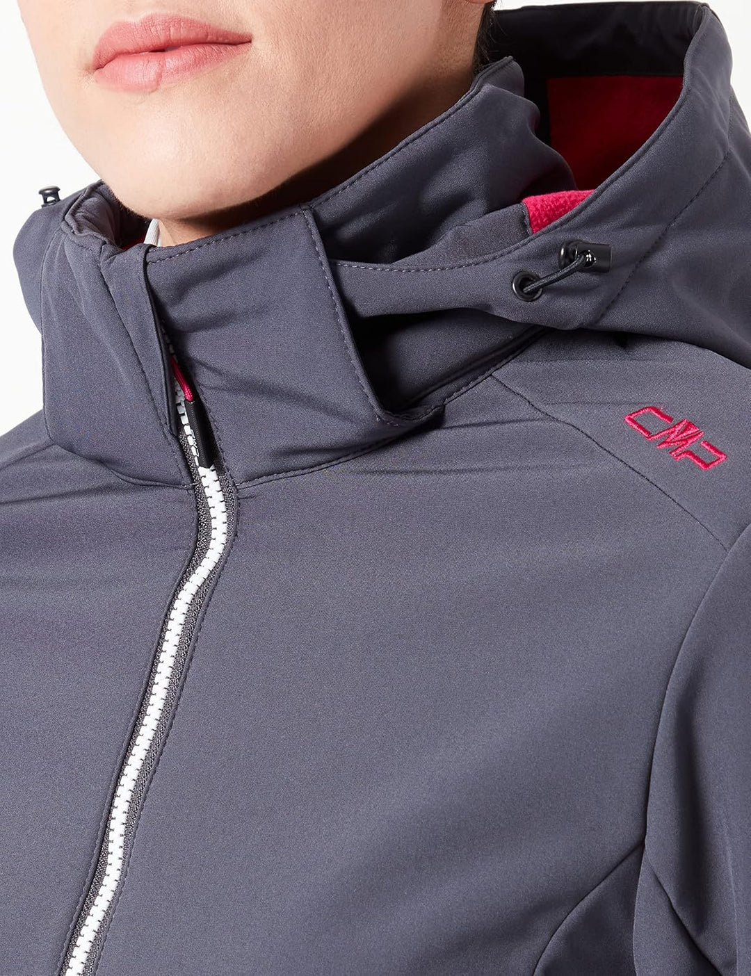 CMP Damen Softshell Mantel 13 UK Titanio-Fucsia, 13 UK Titanio-Fucsia