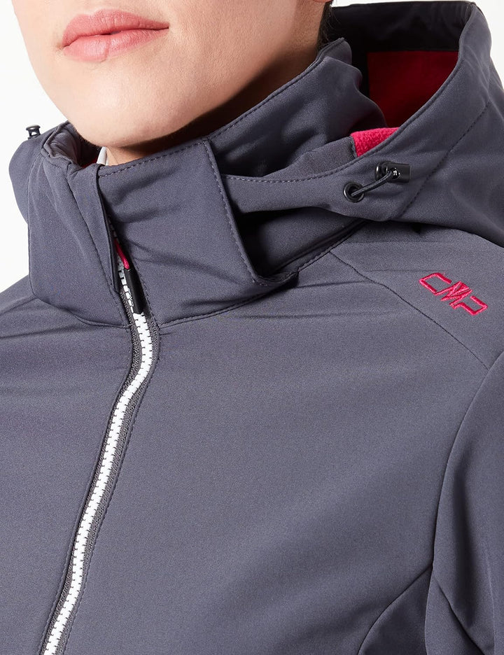 CMP Damen Softshell Mantel 13 UK Titanio-Fucsia, 13 UK Titanio-Fucsia