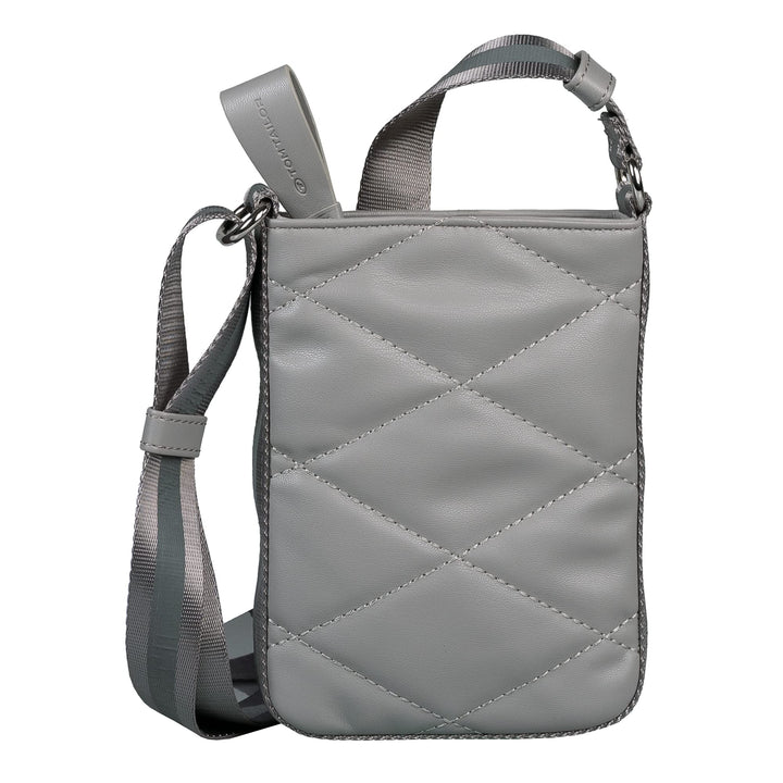 TOM TAILOR bags Mica Damen Handytasche Umhängetasche Klein Light Grey 13x3x18, Light Grey 13x3x18