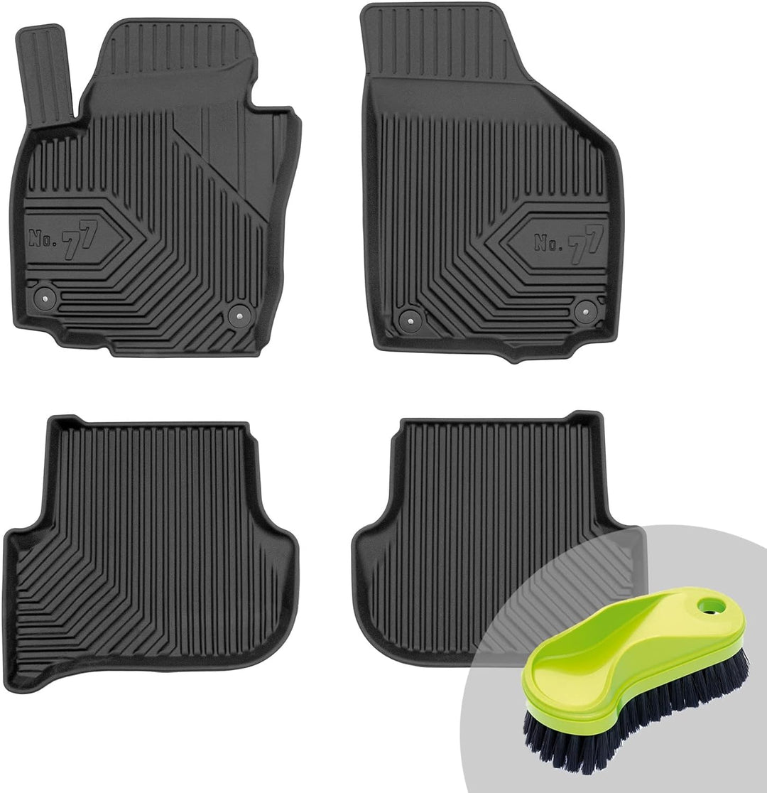 FROGUM No.77 Gummimatten Ganzjahresset von Auto Fussmatten Autofussmatten für Skoda Yeti 2009-2017 |
