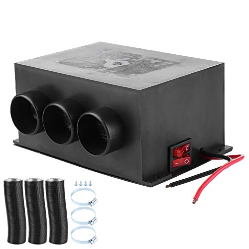 Garsent 12V 600W Autoheizung, 3-Loch-tragbares Auto-Heizgebläse, Winterheizung, wärmer, Windschutzsc