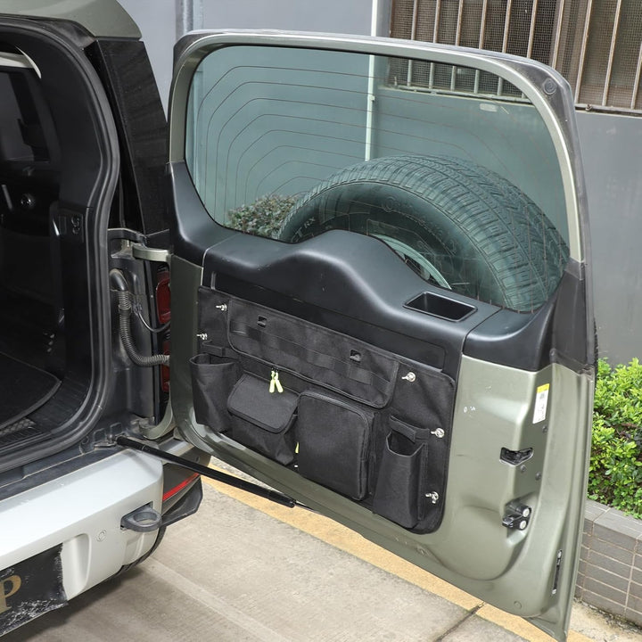 Auto Hecktür Hängetasche, Kofferraum Organizer Kompatibel mit Land Rover Defender ab 2020 | 1 Stück
