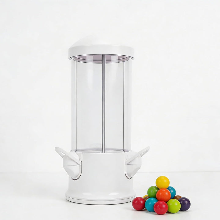 Süssigkeitenspender, 3 Fächer, Snackspender mit 360 Grad Drehbarem Auswahlmechanismus, für Jellybean