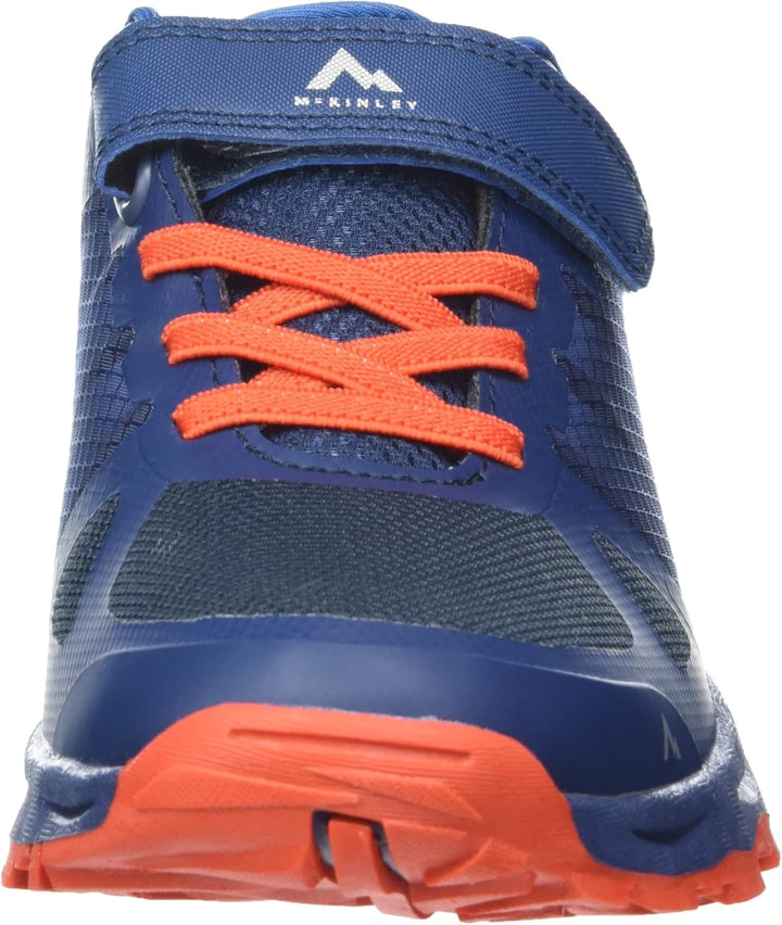 McKINLEY Unisex Kinder Kansas Ii Aqb Hausschuh 28 EU Blue Petrol Red, 28 EU Blue Petrol Red
