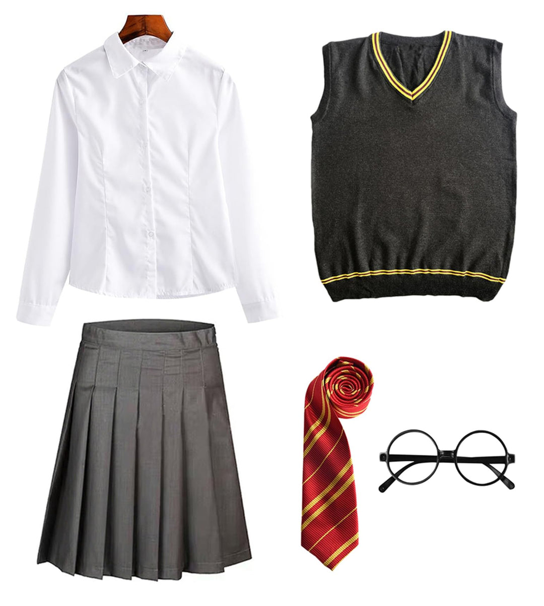 FStory&Winyee Zauberer Zubehör Set Kinder Erwachsene Fanartikel Fasching Outfit Zubehör Set Krawatte
