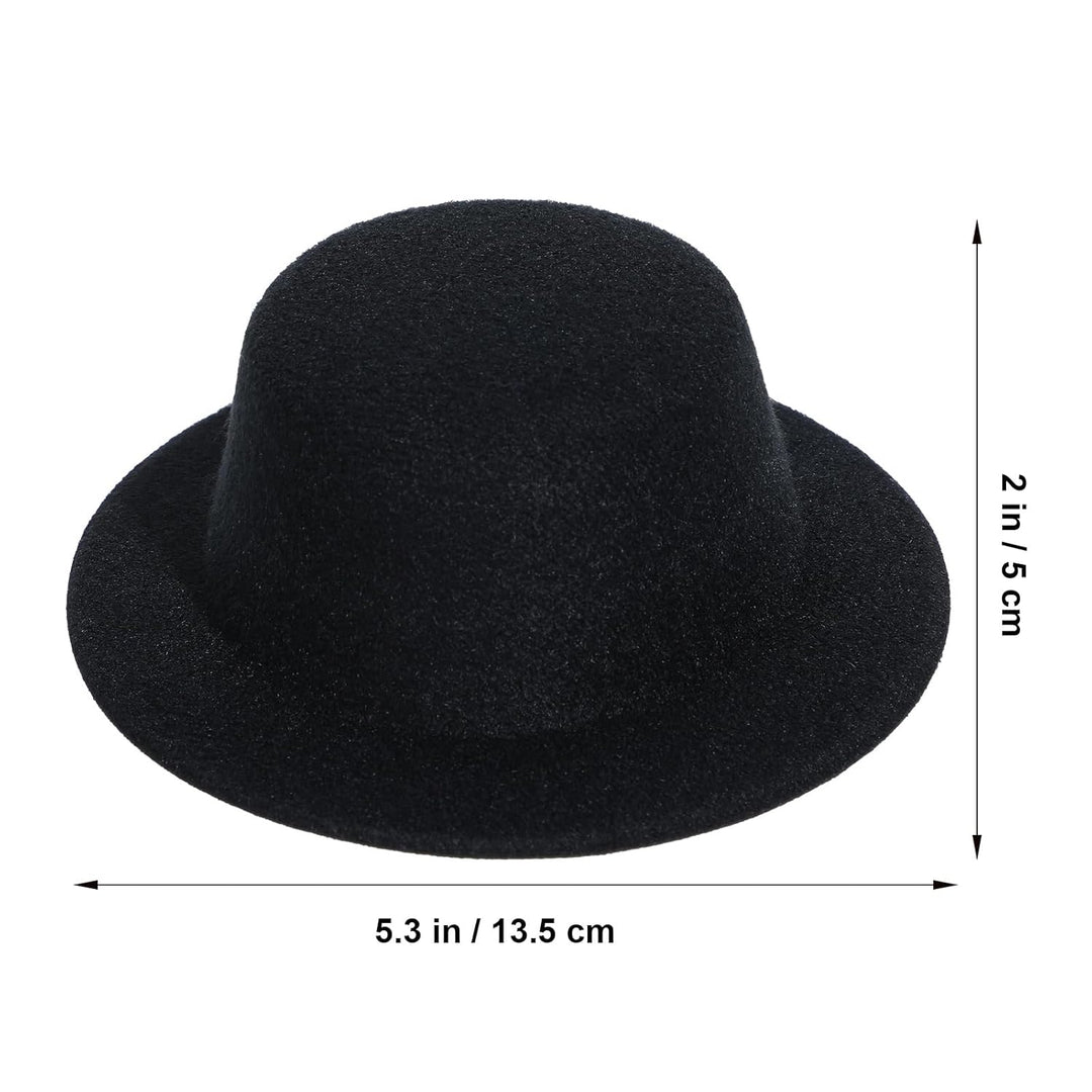 HEMOTON 4 Stück Zylinder Haarspangen Hüte Dekorative Haarnadeln Kleine Formelle Hüte Haarspange Schw