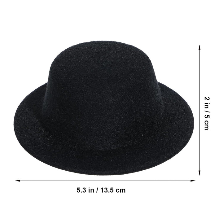 HEMOTON 4 Stück Zylinder Haarspangen Hüte Dekorative Haarnadeln Kleine Formelle Hüte Haarspange Schw