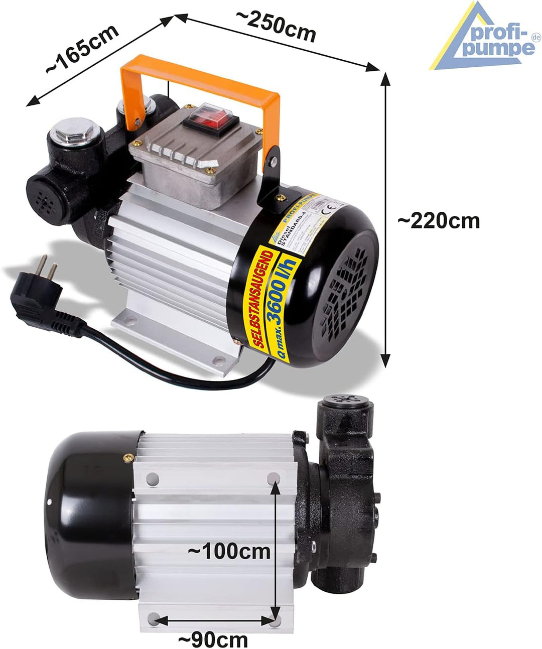 Dieselpumpe Heizölpumpe Biodiesel Ölpumpe Kraftstoffpumpe Selbstansaugende Pumpe Standard-4 Elektris