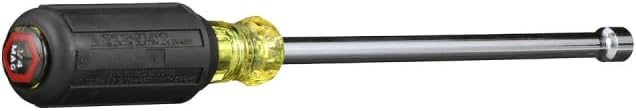 Klein Tools 646–1/2 M 1/2 Hex Magnetischer Spitze Mutter Treiber mit 6 Hohl Schaft, 646-1/4M 1/4-Inc
