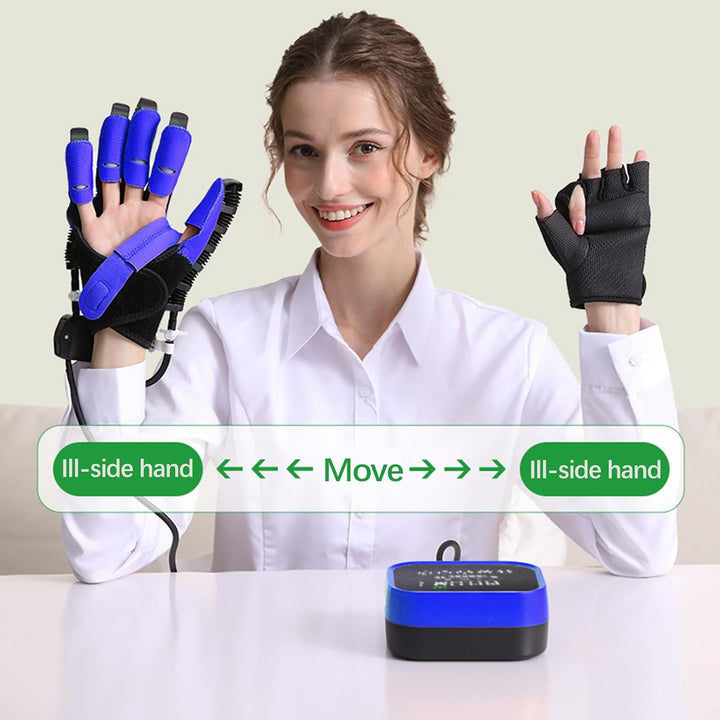 Rehabilitation Training Gloves,Rehabilitation Gloves for Stroke Hands,Einstellbare Stärke,Physiother