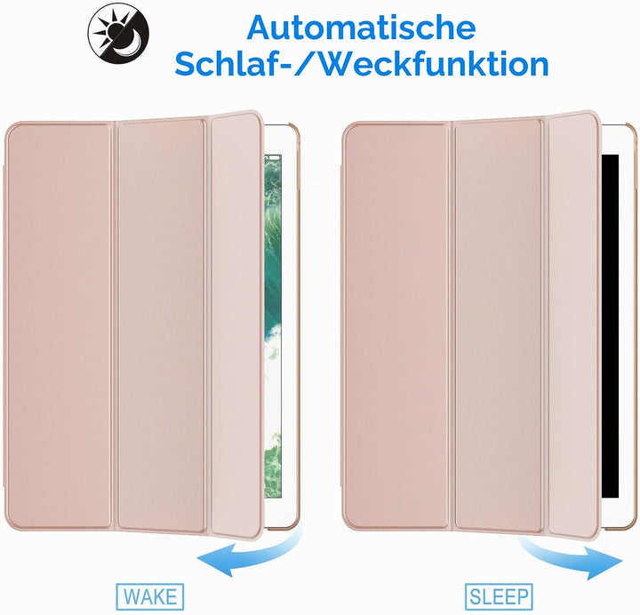 JETech Hülle für iPad Pro 12,9 (1. und 2. Generation, Modell 2015 und 2017), Schutzhülle mit Auto Sc
