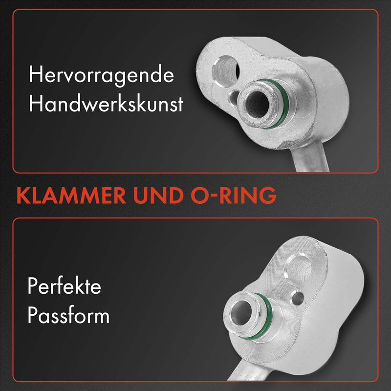 Frankberg Klimaleitung Klimaschlauch Druckleitung Kompatibel mit P.a.s.s.a.t 362 1.4L-2.0L 2010-2014