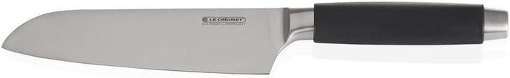 Le Creuset Santoku Messer, 18 cm 18/8 Edelstahlklinge mit glattem Schliff, Kunststoffgriff, Rostfrei
