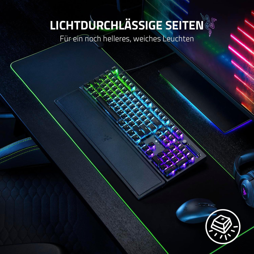 Razer Phantom Tastenkappen-Upgrade-Set - Fast unsichtbares Pudding-Design für durchscheinende RGB-Be