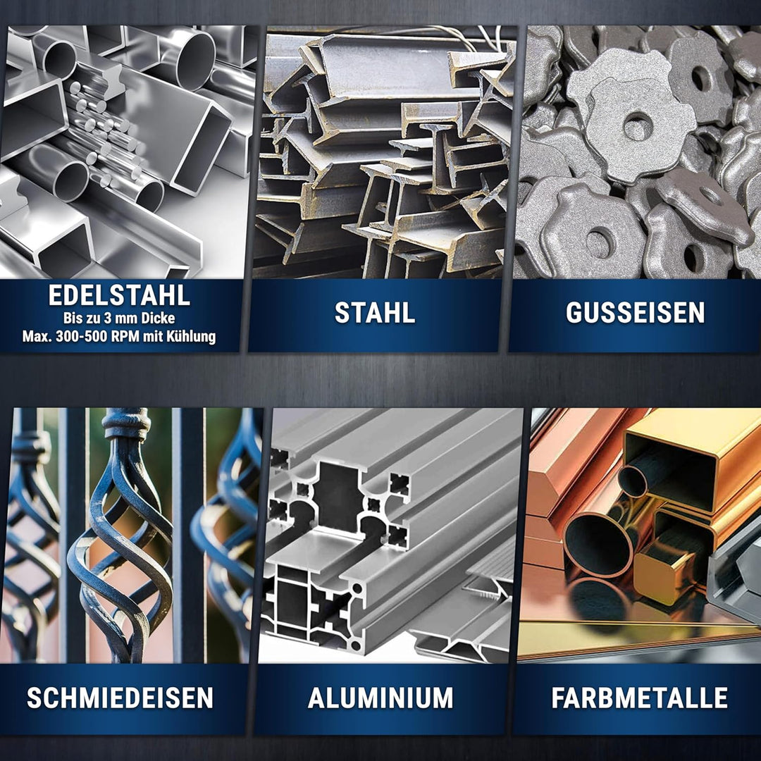 S&R Metallbohrer Set 19 Stk 1,0-10 mm in Industrie-Qualität, HSS-G TITANIUM Stahlbohrer, extra hohe