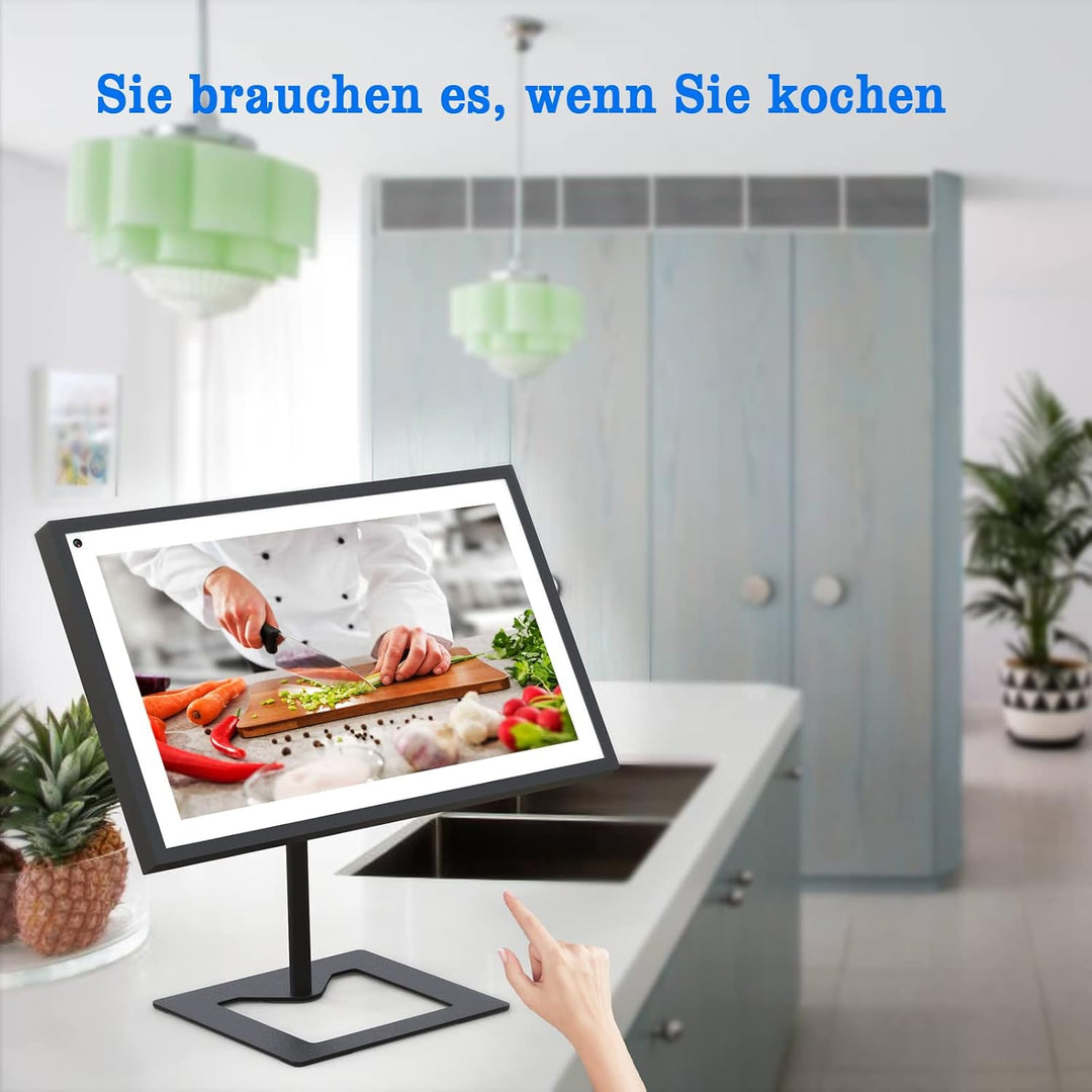 Verstellbarer Metall ständer für die Echo Show 15, Kostenlos um 360° neig- und schwenkbar,15,6 inch