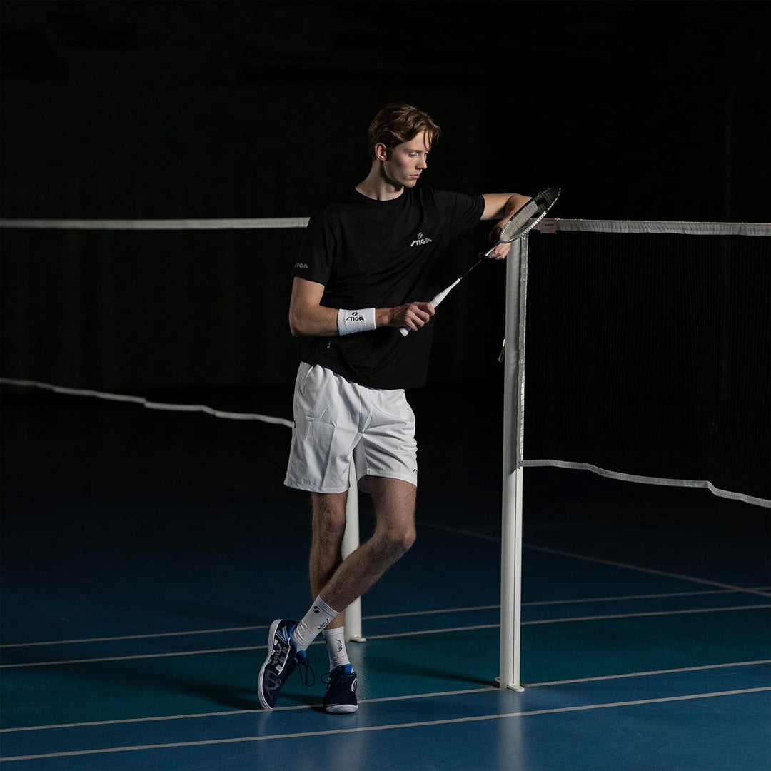 STIGA Badmintonschläger Aviox Pro - Head-Heavy Topschläger mit Exklusiver Kohlefaser für Unschlagbar