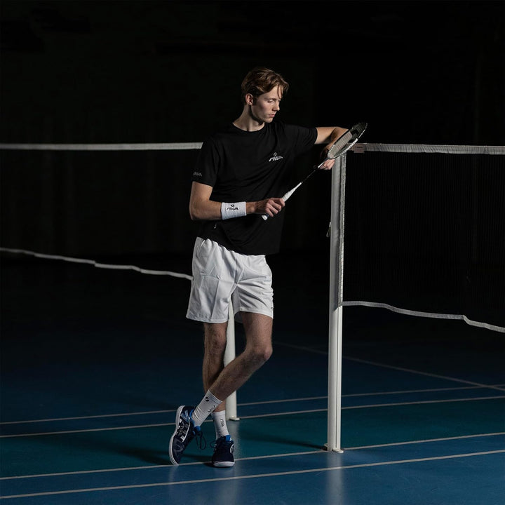 STIGA Badmintonschläger Aviox Pro - Head-Heavy Topschläger mit Exklusiver Kohlefaser für Unschlagbar