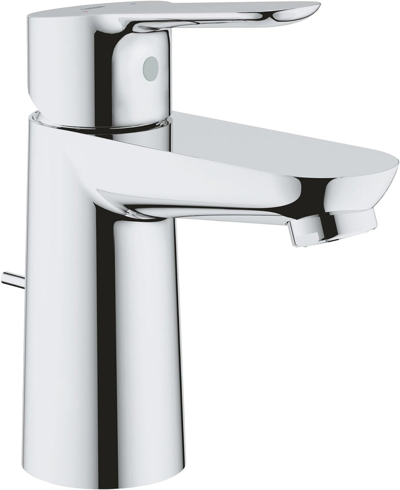 GROHE BauEdge | Badarmaturen-Einhand-Waschtischbatterie | DN 15 | S-Size | chrom | 23802000 Chrom S-