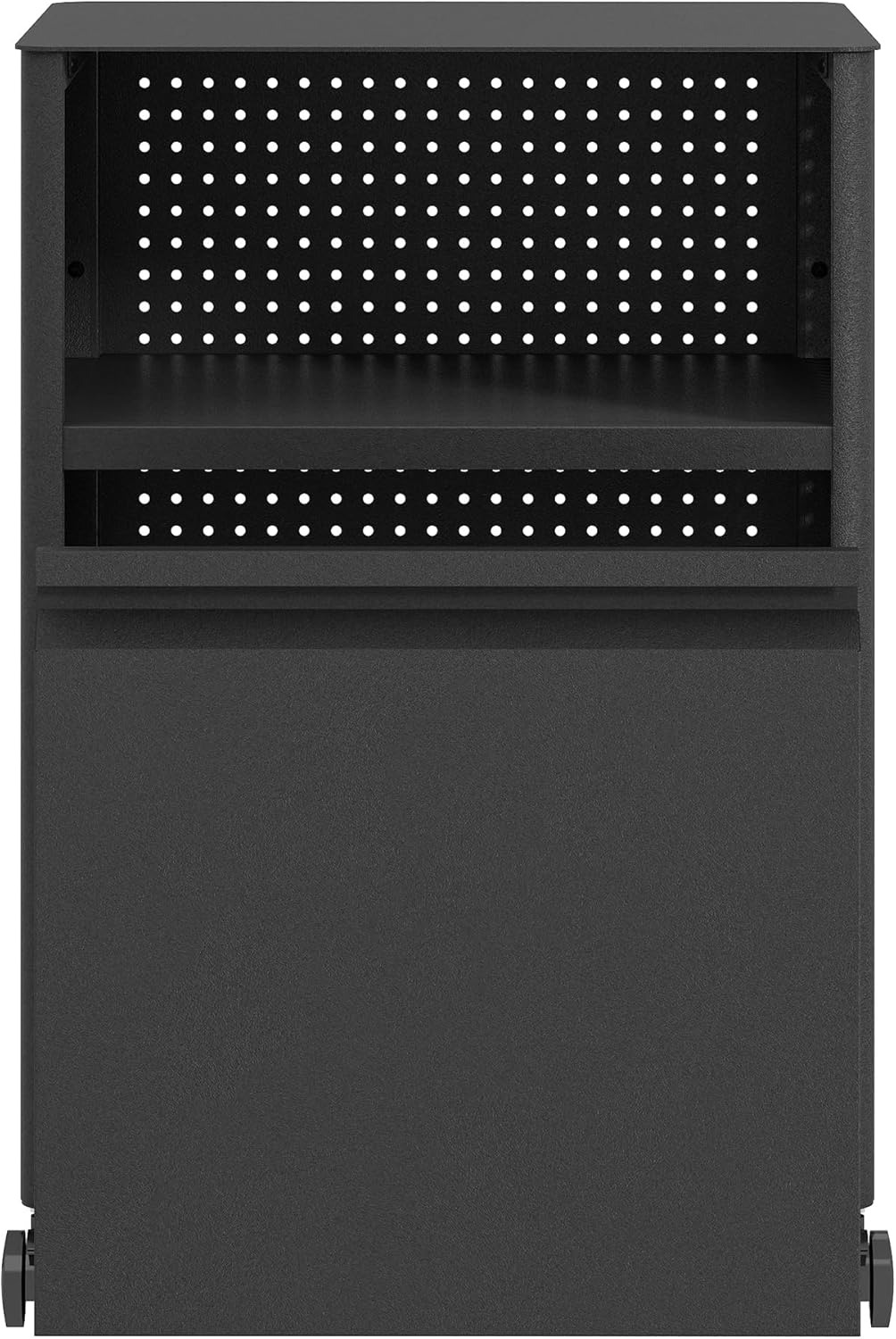 [en.casa] Rollcontainer mit Schublade Velvevn Aktenschrank mit 5 Rollen Büroschrank Metall 54 x 40 x