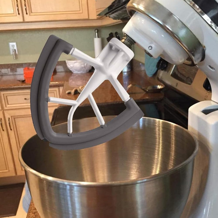 4,5/5 Quart Flex Edge Schlägel, kompatibel mit KitchenAid Kippkopf-Standmixer, Ganzmetallklinge mit