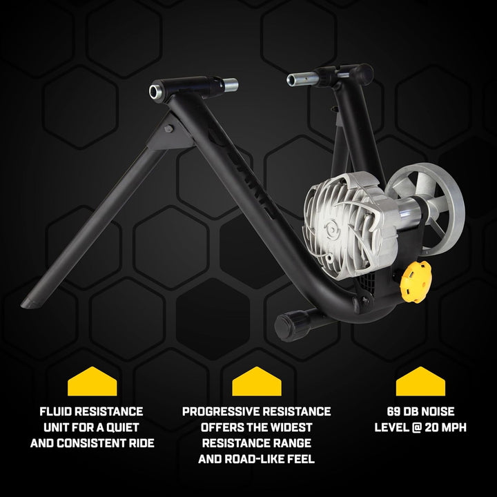 Saris Fluid2 Indoor Bike Trainer, Smart Equipped Option, Fits Road and Mountain Bikes, Compatible wi