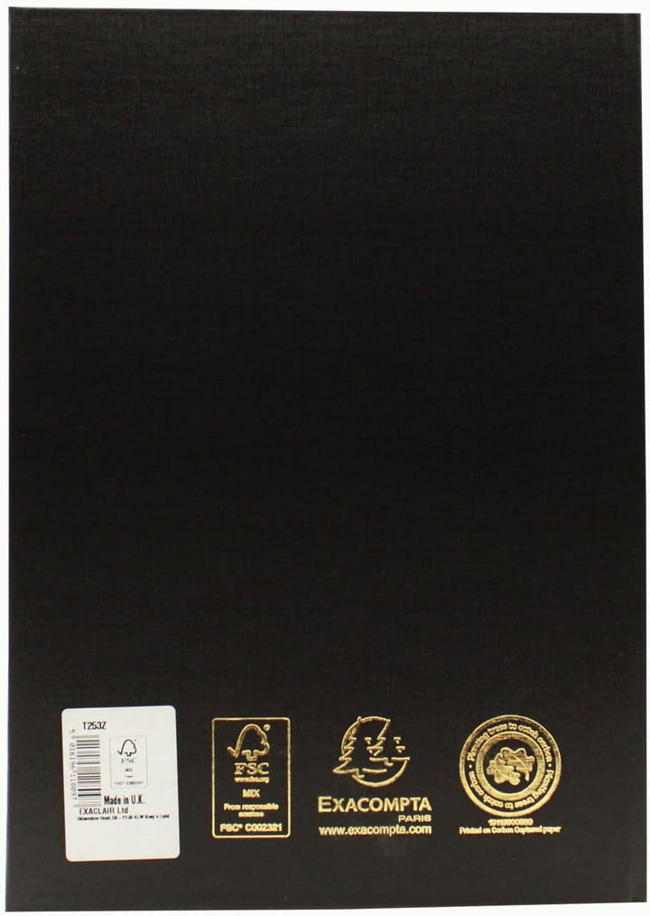 Guildhall Firmen-Besucherbuch für Empfangsbereiche 160 Seiten A4 schwarz 1 1, 1 1