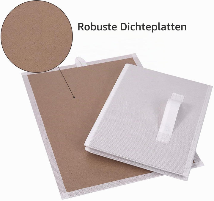 BOMKEE Aufbewahrungsbox Faltbar, Aufbewahrungswürfel Kallax Einsatz Aufbewahrungsboxen für Schlafzim