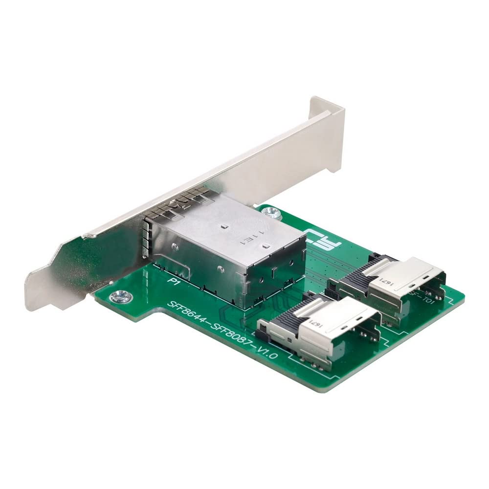 CY Mini SAS HD SFF-8644 auf interne Mini SAS SFF-8087 PCBA Buchse Adapter Dual Ports mit Low Profile