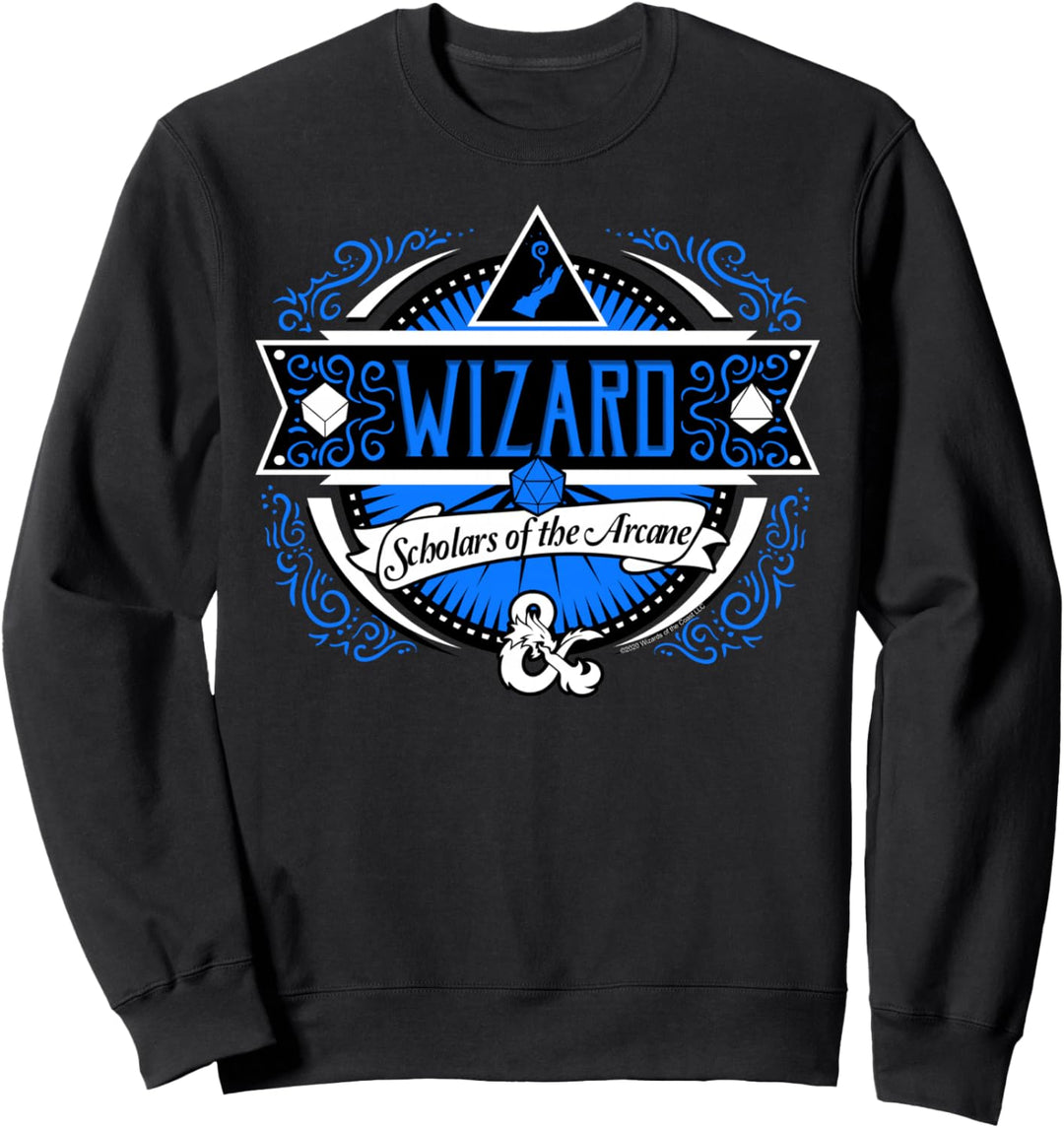 Dungeons & Dragons Wizard Scholars Of The Arcane Logo Sweatshirt