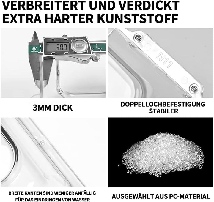 dgyezhao Regenschutz für Türklingel aus Kunststoff, Blendschutz für Türklingel, Zubehör für Zugangsk