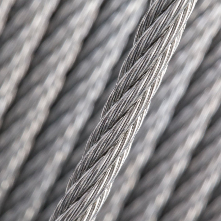 Seilwerk STANKE Drahtseil für Blumenampel Edelstahlseil 2mm 7x7 INOX Stahlseil rostfrei Geländer Ede