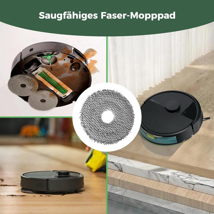 24 Stück Zubehör Kit für iRobot Roomba Plus 405 Combo/505/507 Combo Roboter Staubsauger:1 Hauptbürst