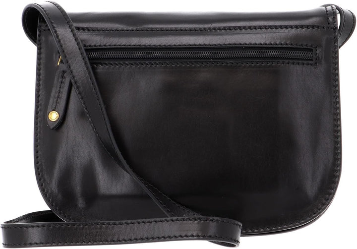 The Bridge Story Donna - Schultertasche Leder 27 cm Nero, Nero