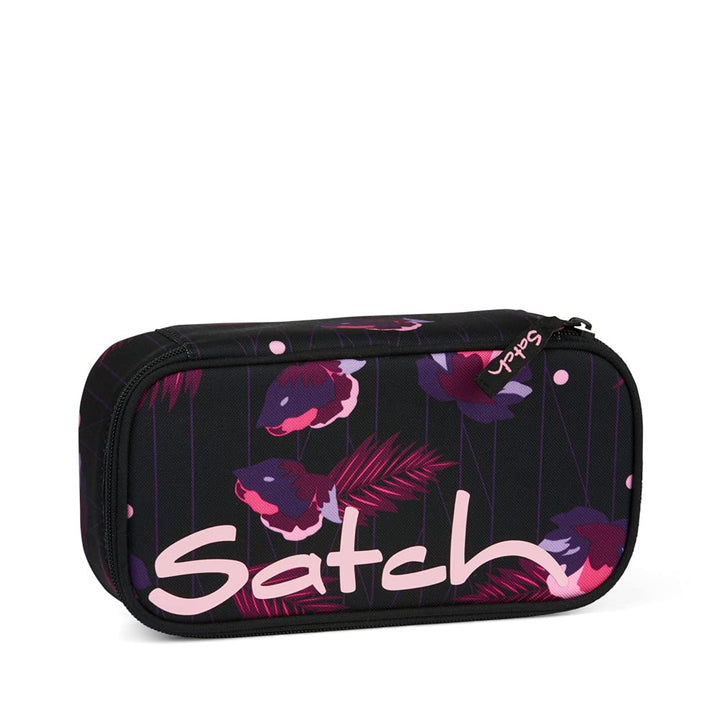 Satch Schlamperbox extra gross inkl. Trennfach Reissverschlussfach Stiftehalter Geodreieck Sichtfens