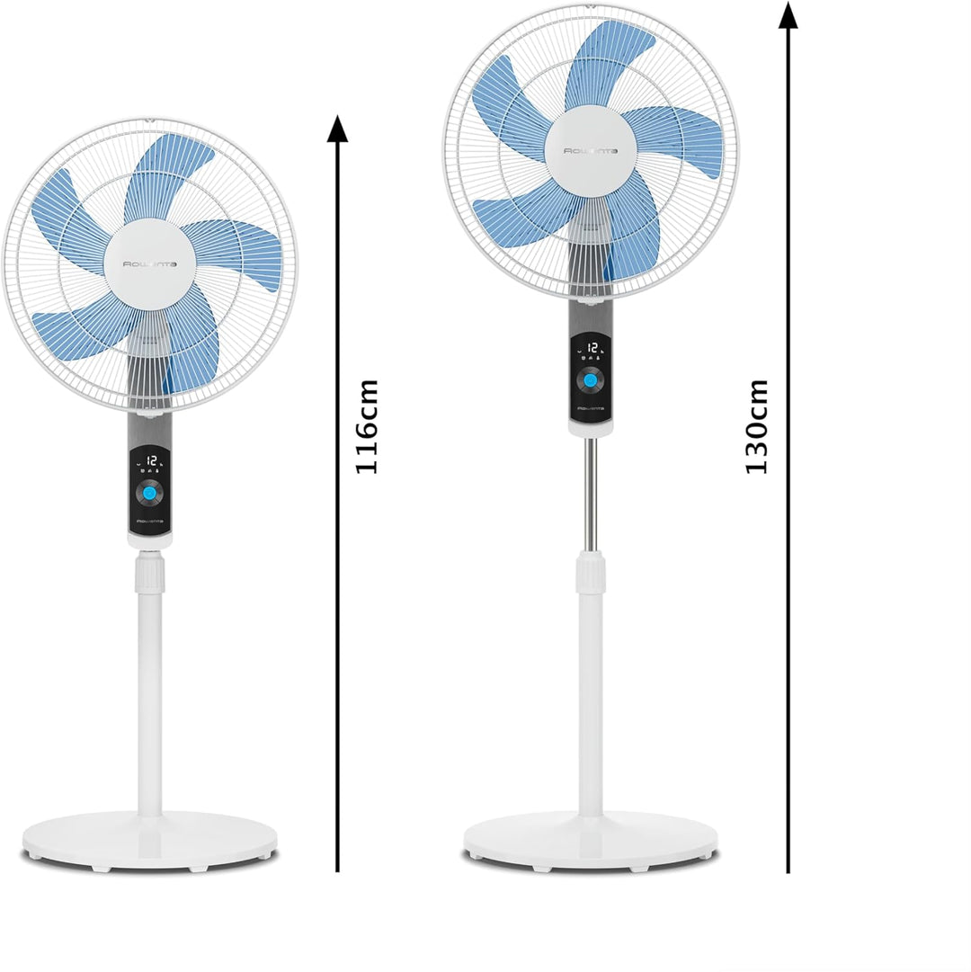 Rowenta Turbo Silence Standventilator, nur 35 dB(A) im Silent Night-Modus, energiesparend, 12 Geschw