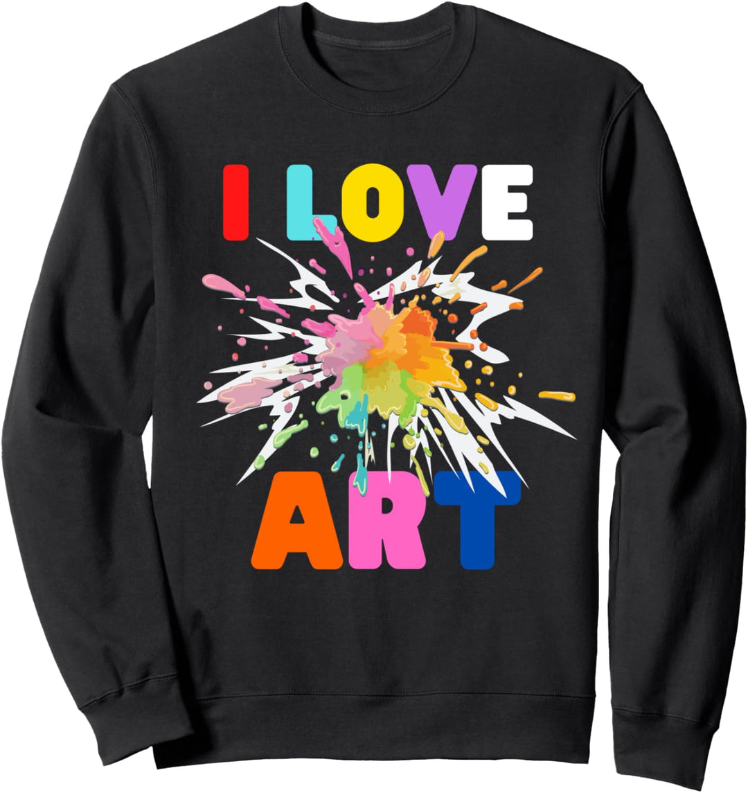 Lustiger Künstler Kunstlehrer Sweatshirt