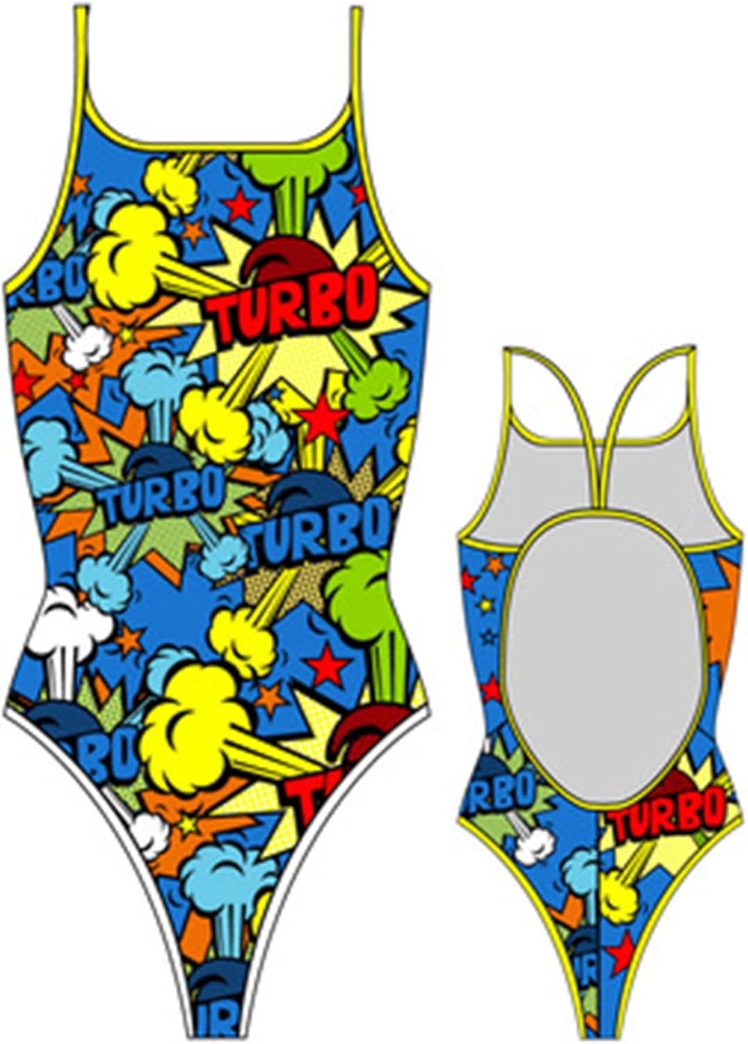 Turbo Damen Pop Bikini-Unterteile, M