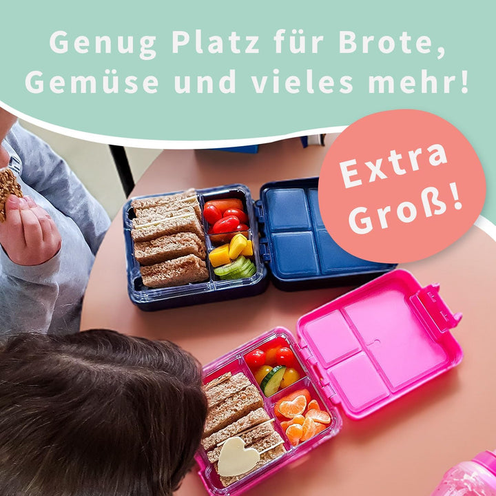 gutmarkiert - Personalisierte Brotdose mit Name - Mikrowellen- und spülmaschinenfest. ideal für Kind