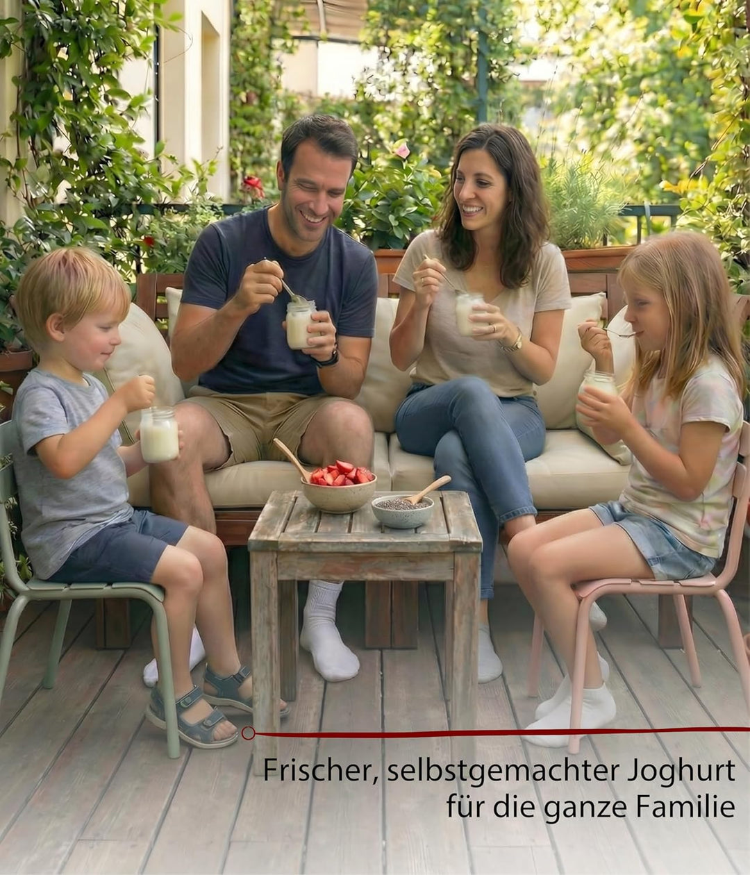 Cloer 9921 Joghurtbereiter für 12 Gläser, je 150 ml Fassungsvermögen, für Joghurt und Fermentkulture