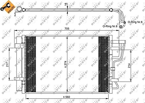 NRF 35963 Kondensator, Klimaanlage