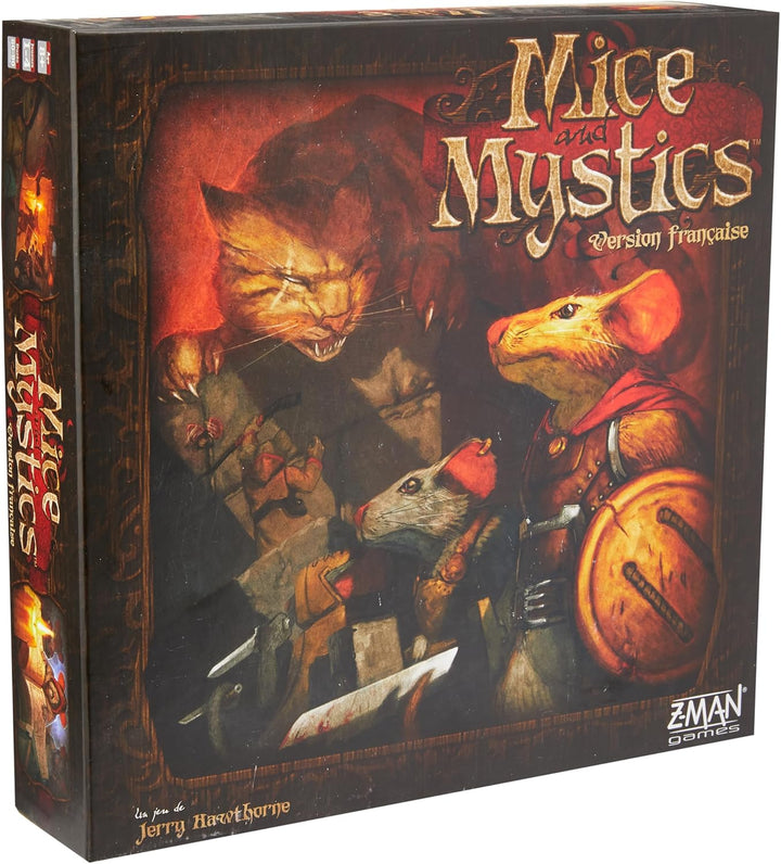 Filosofia, Mäuse und Mystiker, Brettspiel, ab 10 Jahren, 1–4 Spieler, 60–90 Minuten