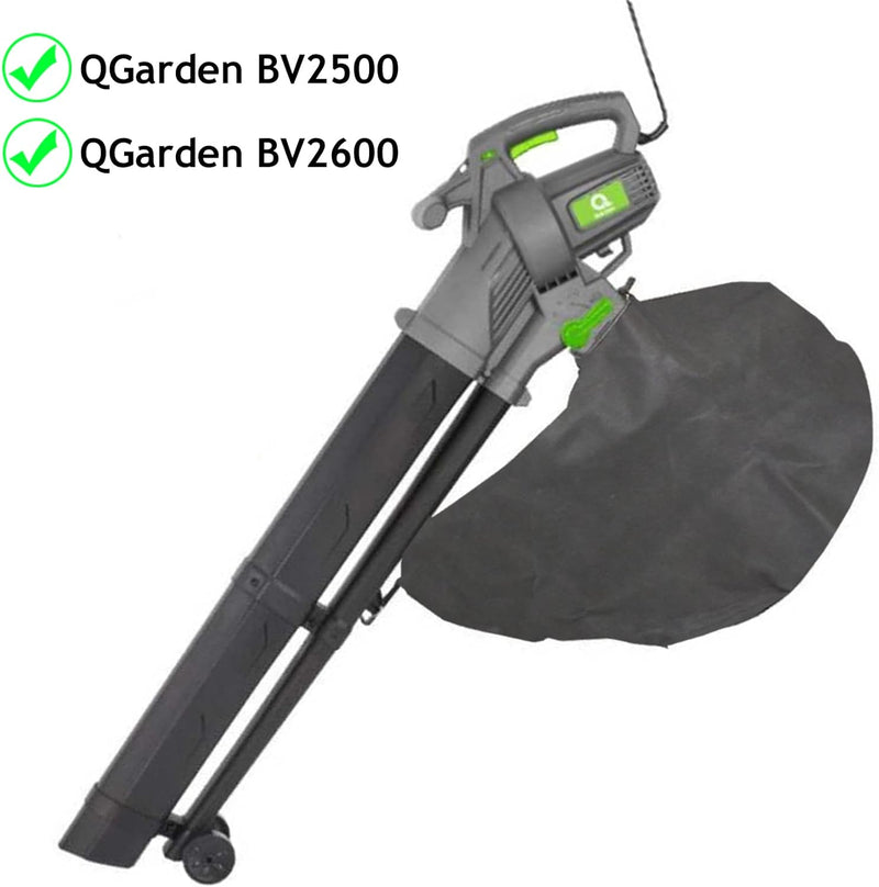 SPARES2GO Fangsack Sack kompatibel mit QGarden BV2500 BV2600 Laubbläser Gartensauger