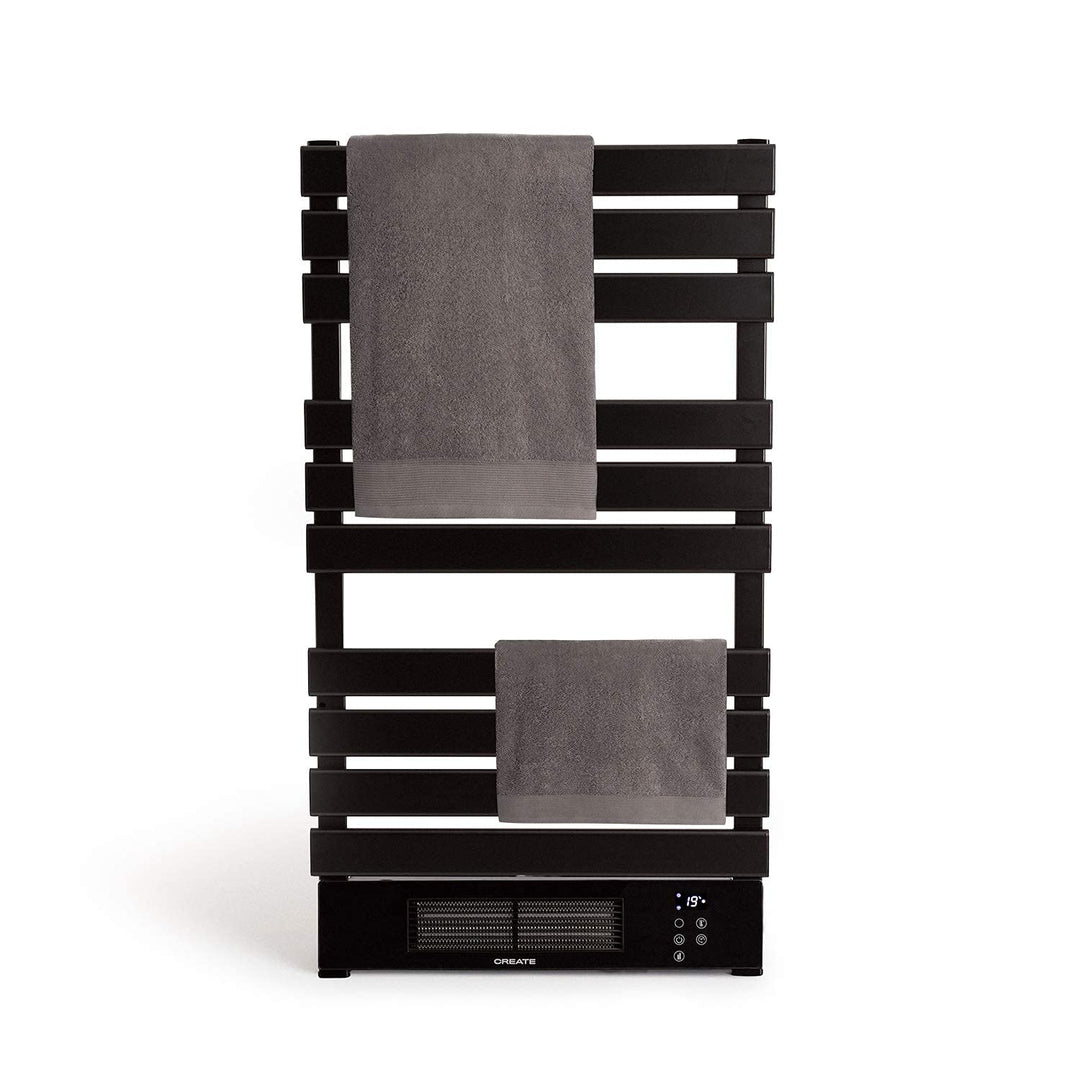 CREATE / WARM Towel PRO 500-1500W / Handtuchhalter WiFi mit Keramikheizung,Schwarz/Einstellbare