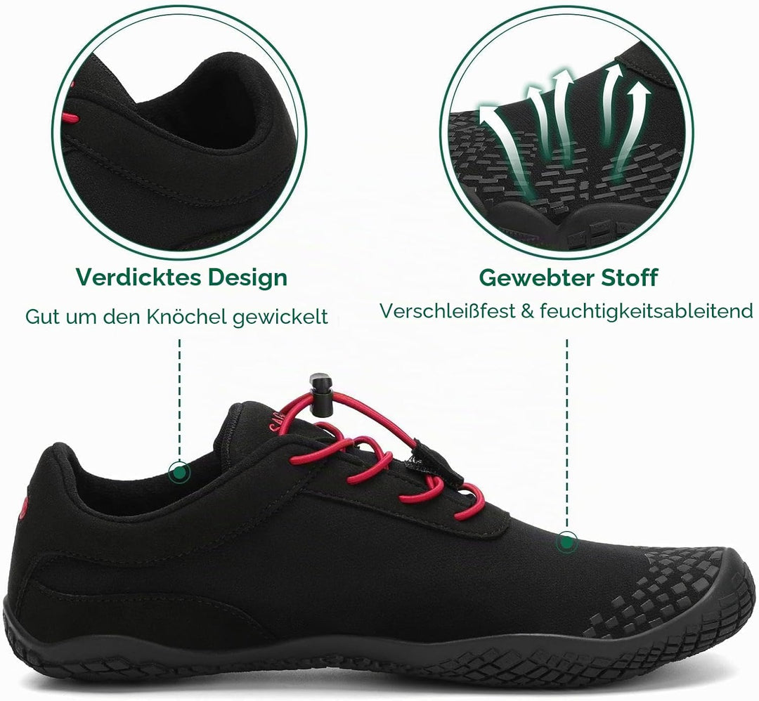 SAGUARO Herren Damen Barfussschuhe - Atmungsaktiv rutschfest Barfussschuhe - mit Breite Zehenbox und