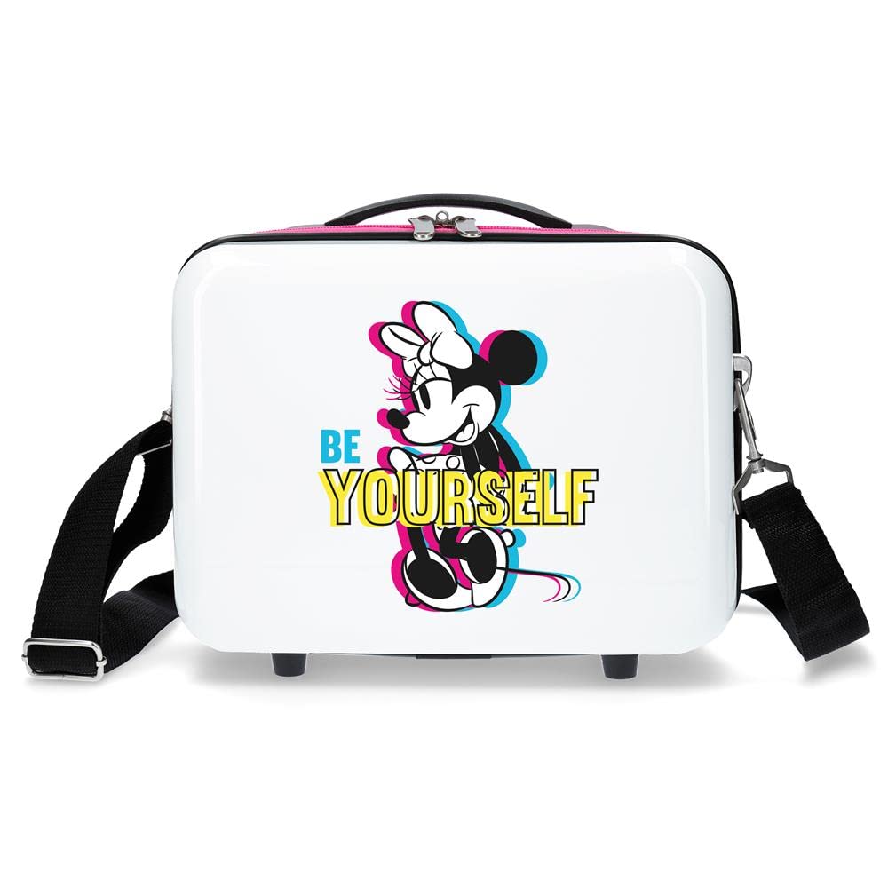 Disney Minnie Be Yourself - Traits Anpassungsfähiger Schönheitsfall Weiss 29x21x15 cms ABS Kindermod