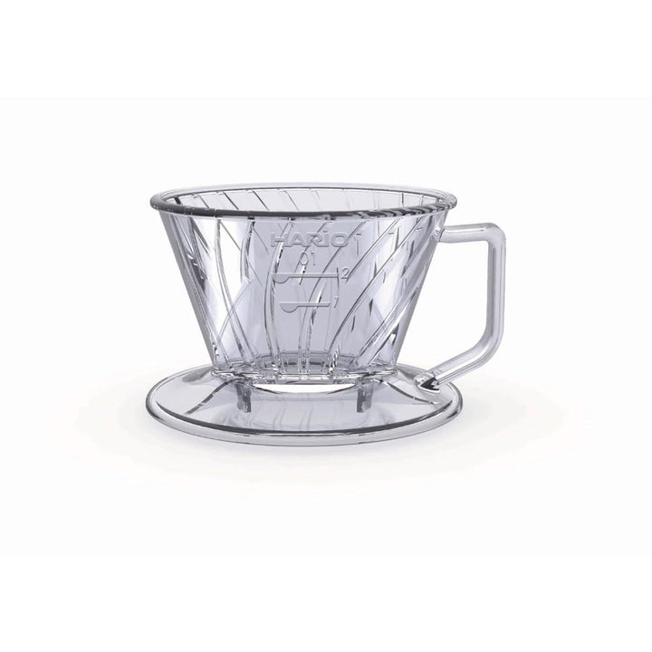 Hario Pegasus Tropfer mit flachem Boden, Grösse 01, transparent 1 Transparent, 1 Transparent