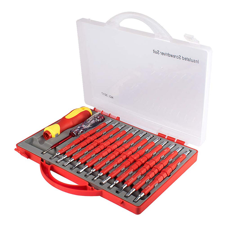 Housoutil Isolierte Elektriker Schraubendreher Set 26- In- 1 Isolierte Elektriker Schraubendreher Sc