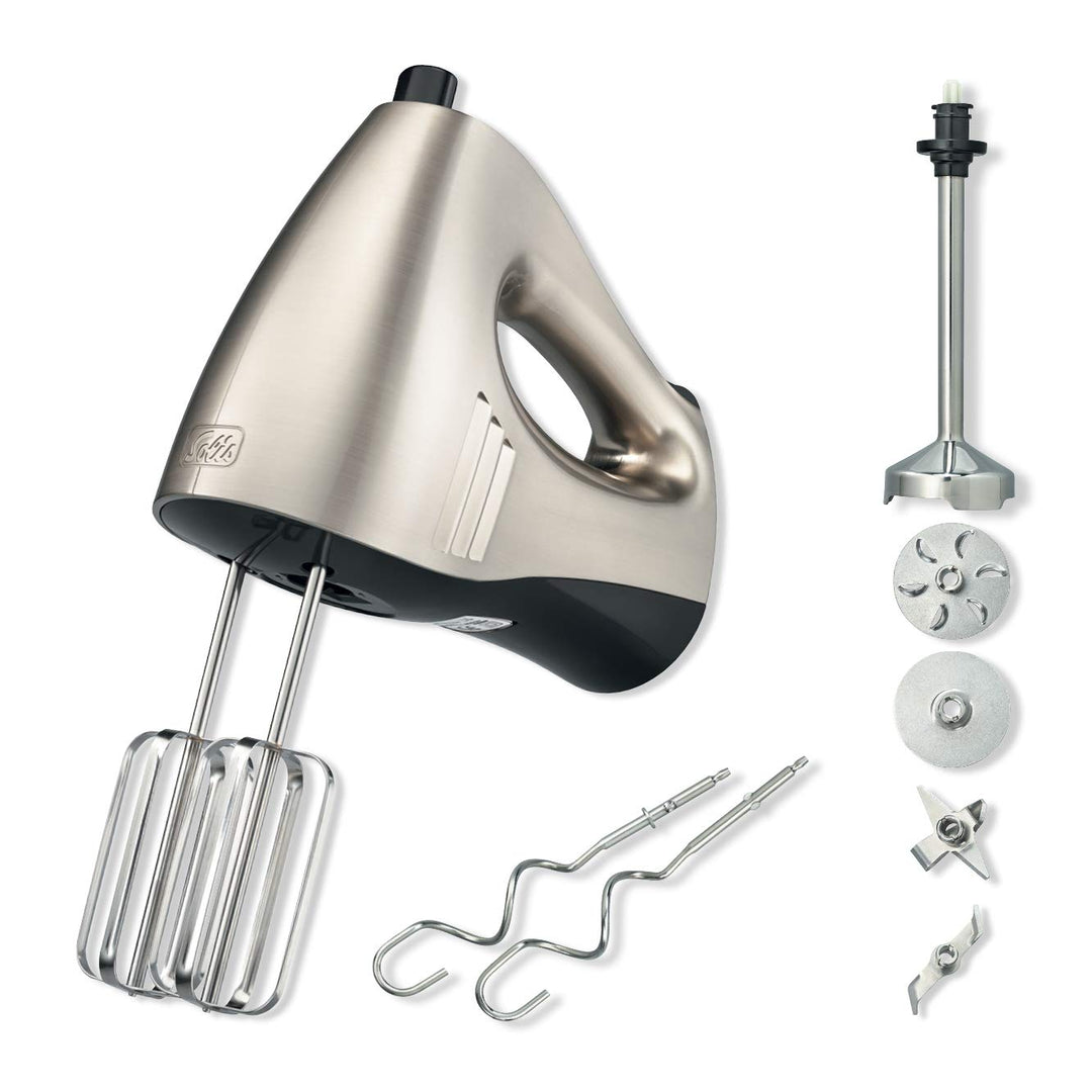 Solis Hand & Stick Mixer 8371 - Handmixer und Stabmixer - 16 Geschwindigkeitsstufen - Inkl. Schneebe